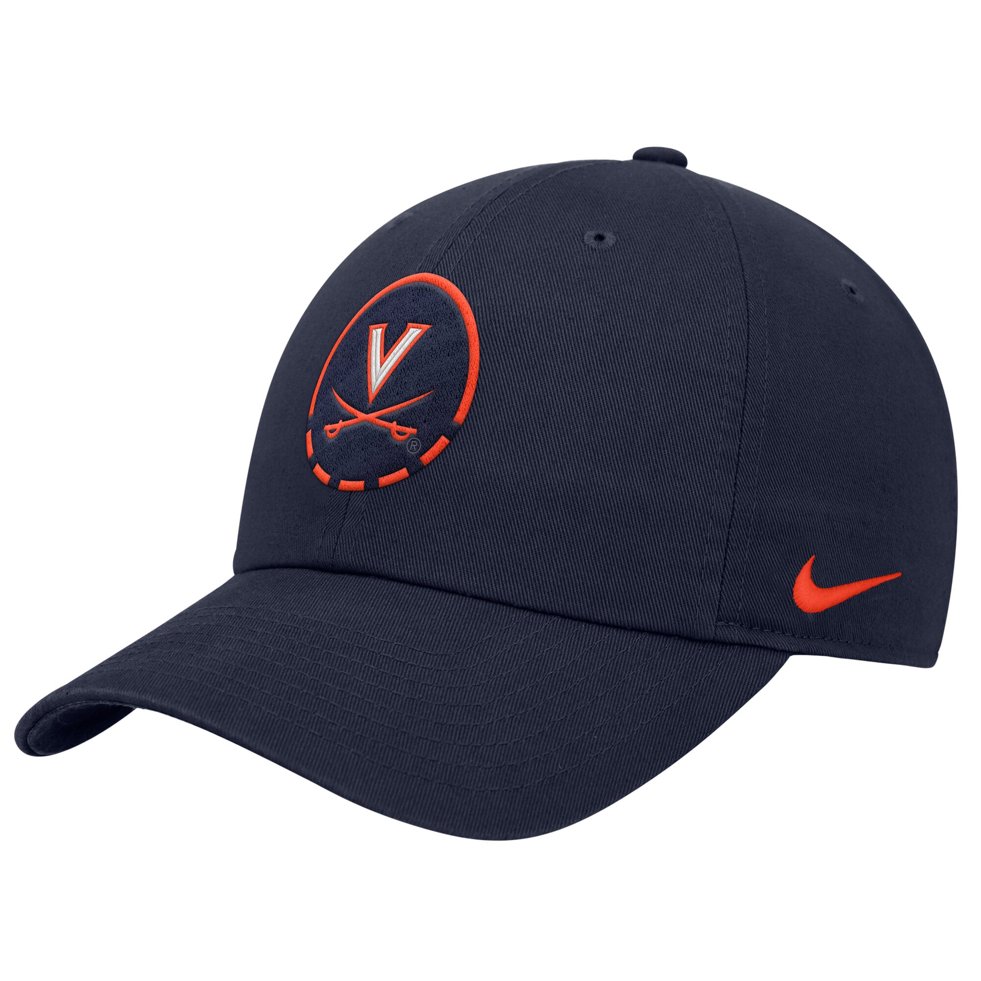 Casquette ajustable Nike bleu marine Virginia Cavaliers Primetime Basketball Club pour homme