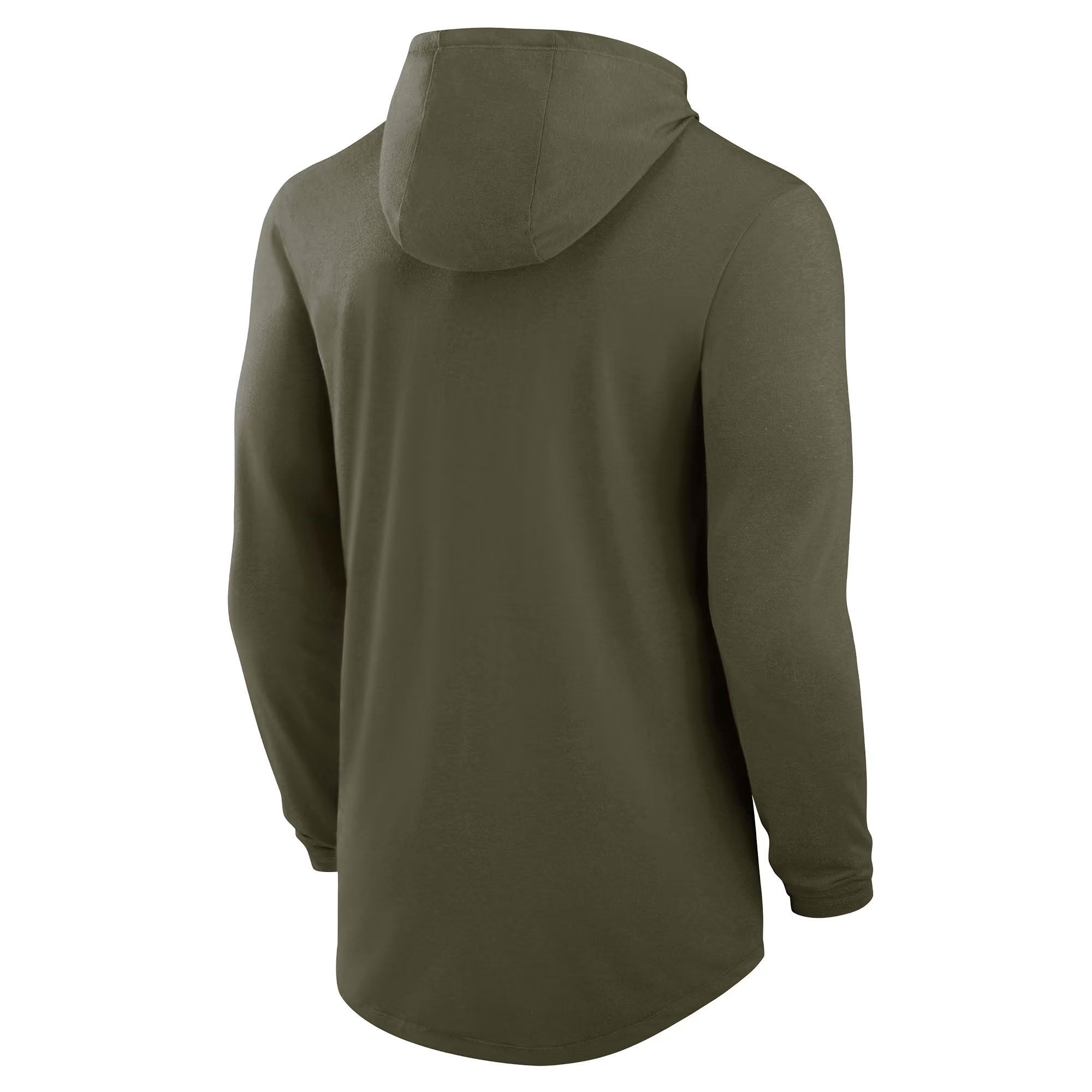 T-shirt à capuche manches longues Nike Virginia Cavaliers Dri-FIT militaire olive pour homme