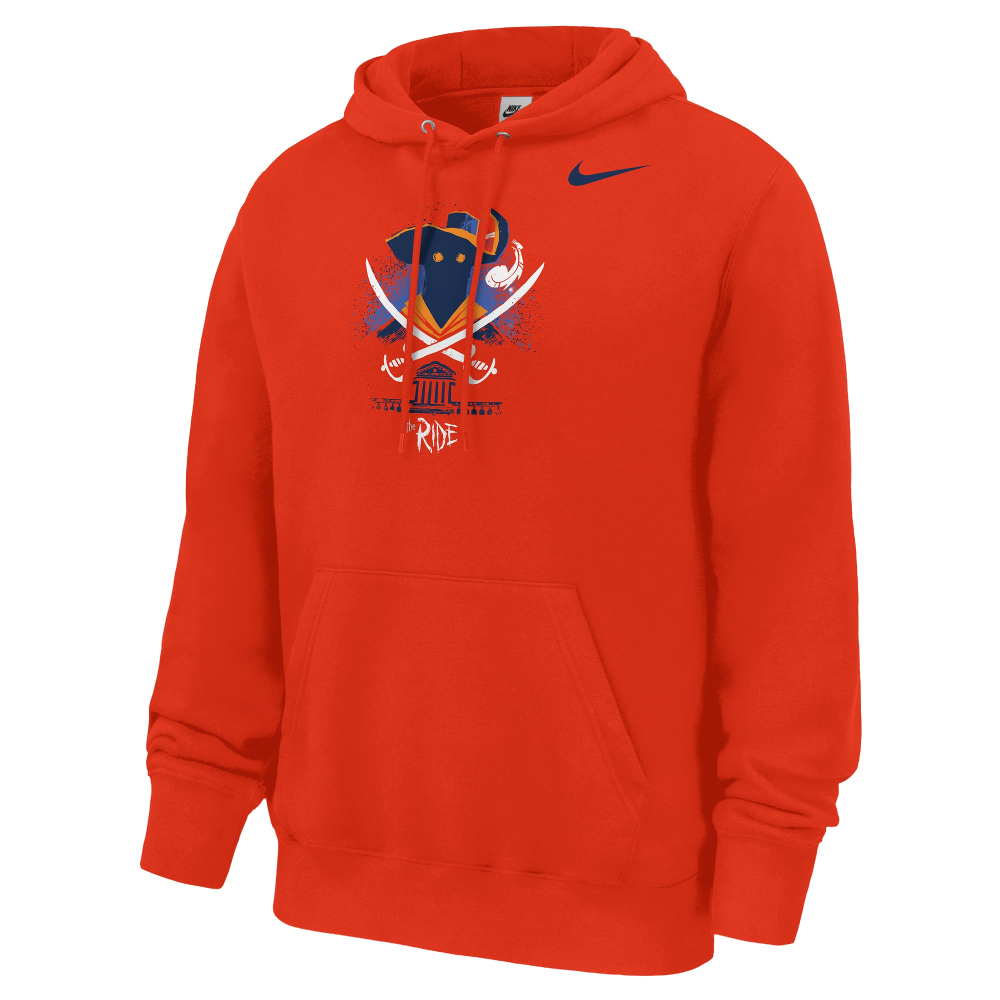 Men's Nike Orange Virginia Cavaliers Club Fleece Hoodie