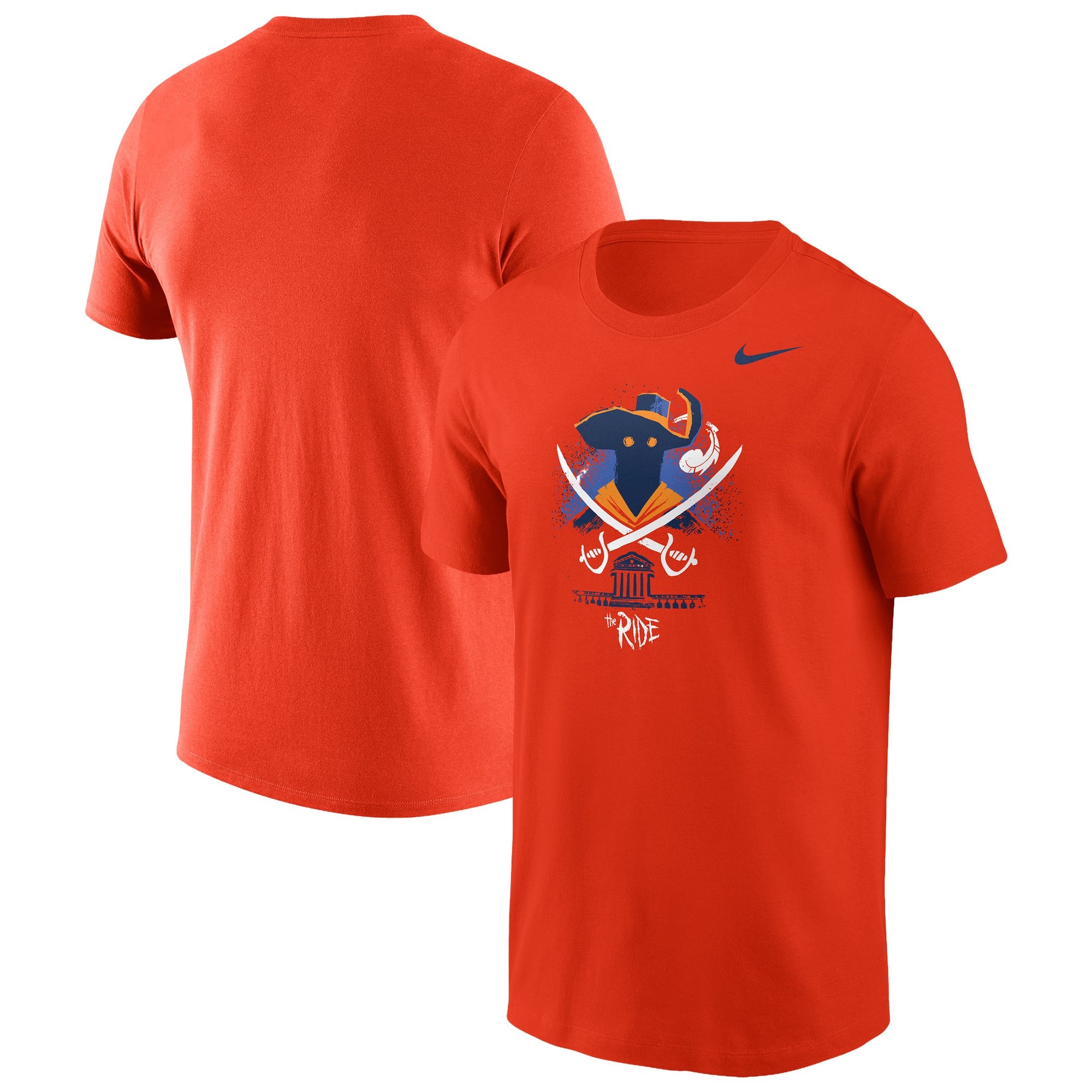T-shirt Nike Legend Dri-FIT orange pour homme Virginia Cavaliers