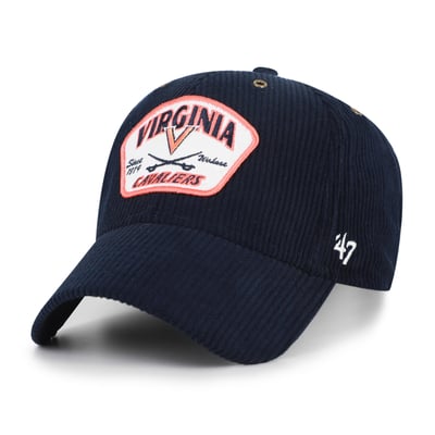 Virginia Cavaliers '47 Unisex Accordia Corduroy MVP Adjustable Hat - Navy