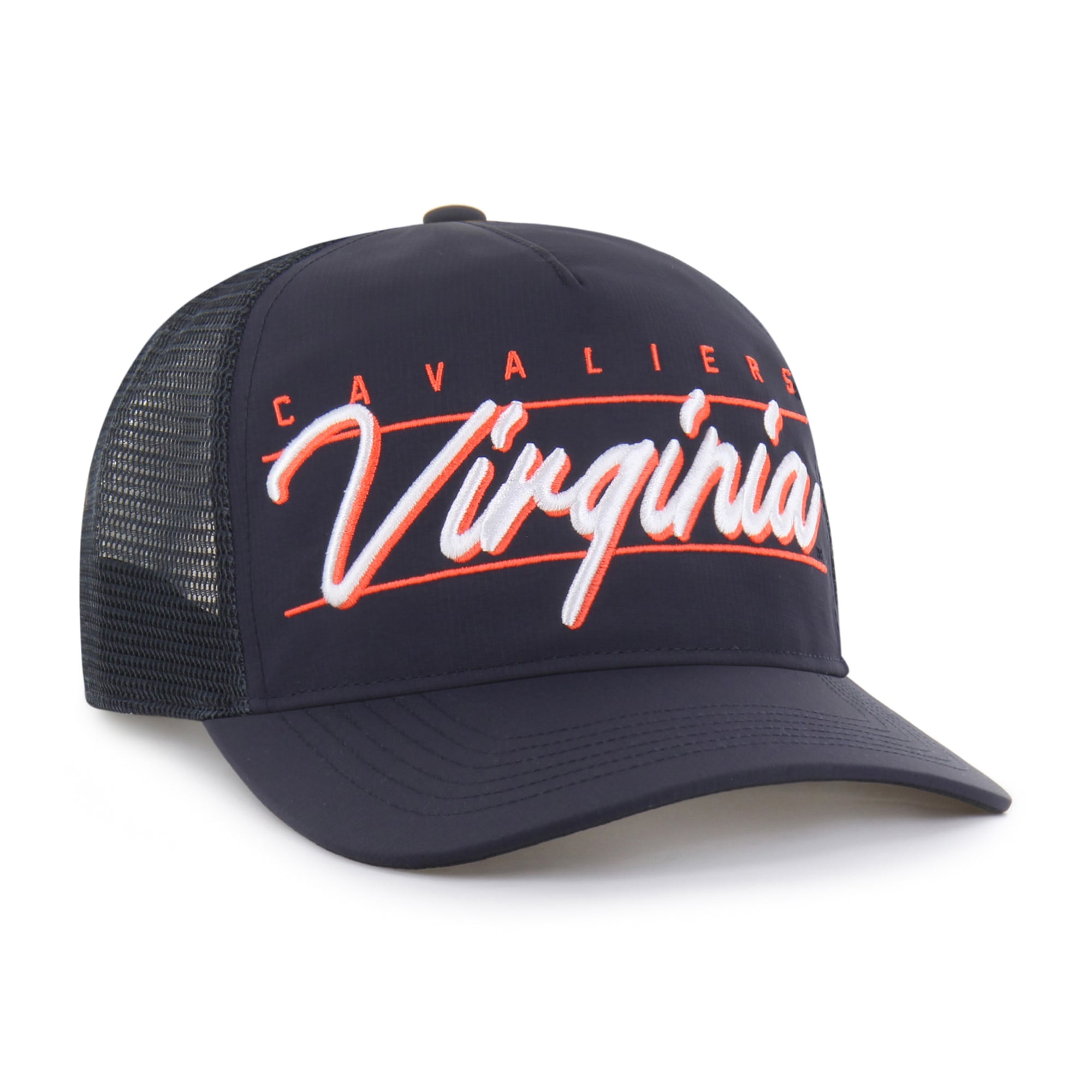 Unisex '47 Navy Virginia Cavaliers brrr° Condor Mesh Hitch Adjustable Hat