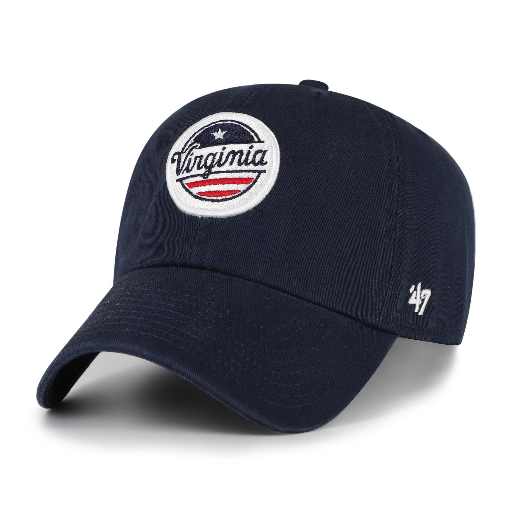 Unisex '47 Virginia Cavaliers Navy Clean Up Adjustable Hat