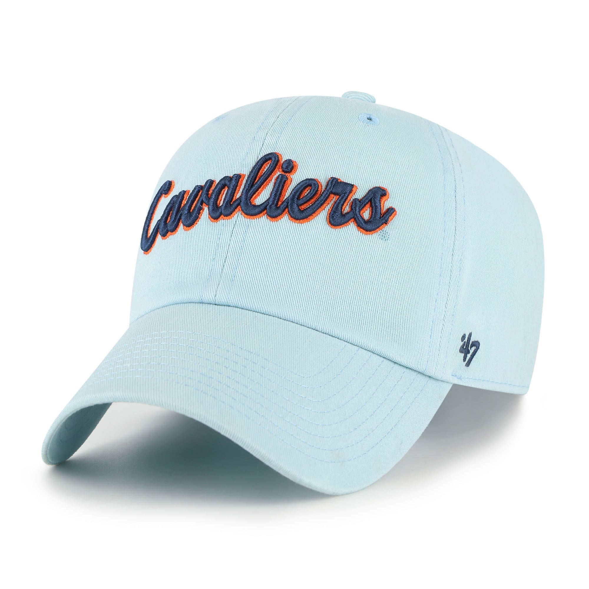 Casquette unisexe ajustable « Virginia Cavaliers '47 Powder Blue Vault Clean Up »