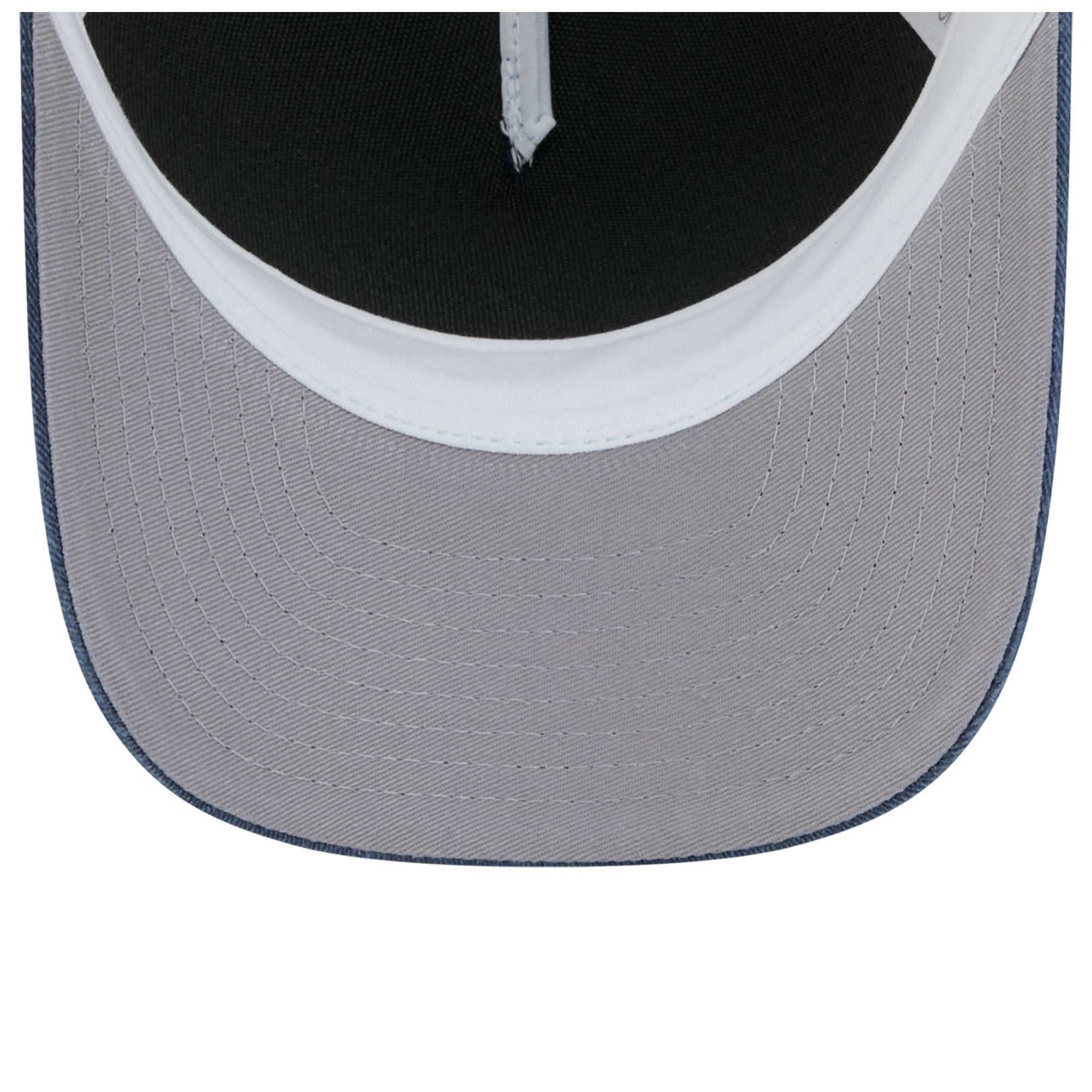Casquette trucker unisexe New Era bleu marine Virginia Cavaliers, modèle A-Frame délavé 9FORTY, ajustable