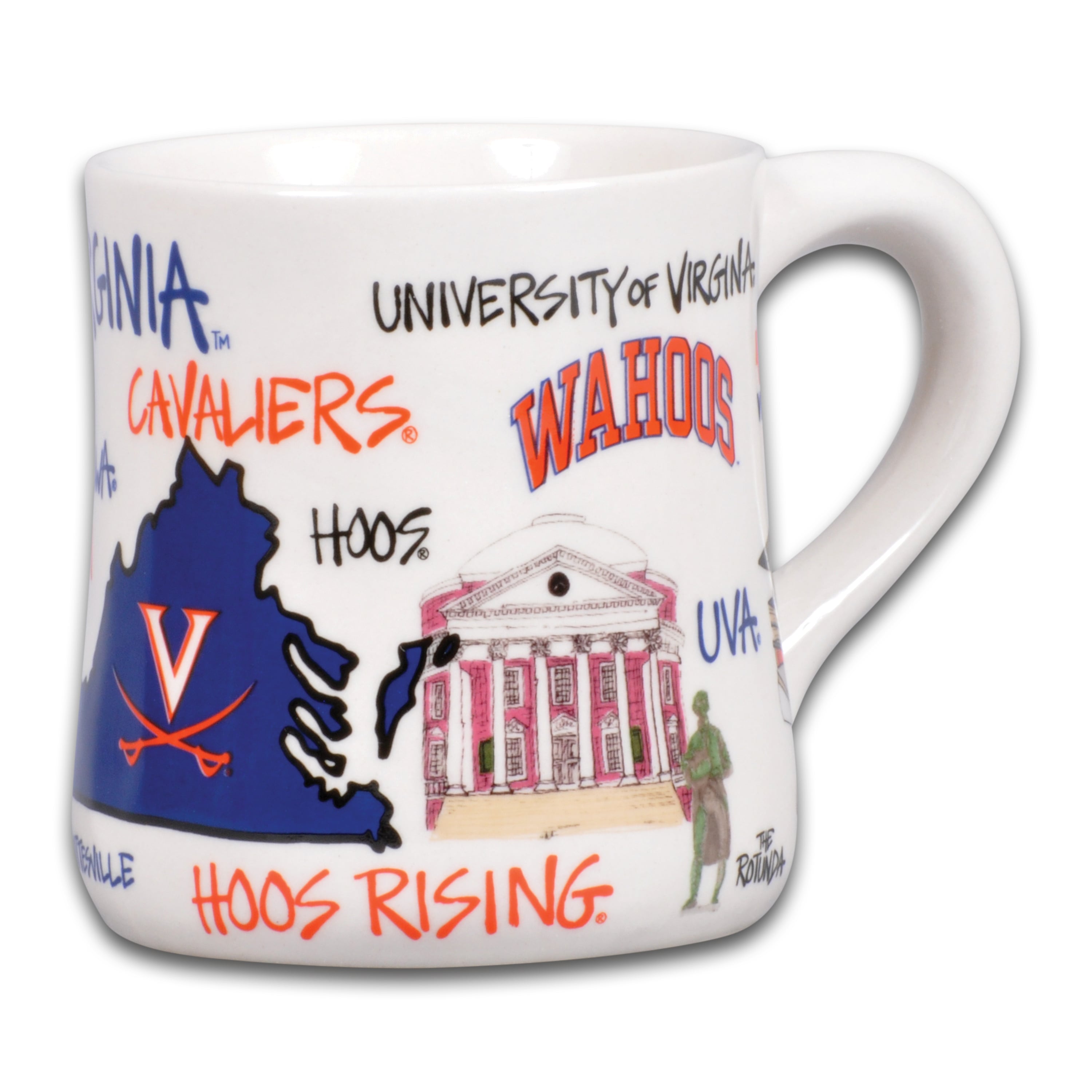 Mug Virginia Cavaliers 473 ml (16 oz) « Hometown »