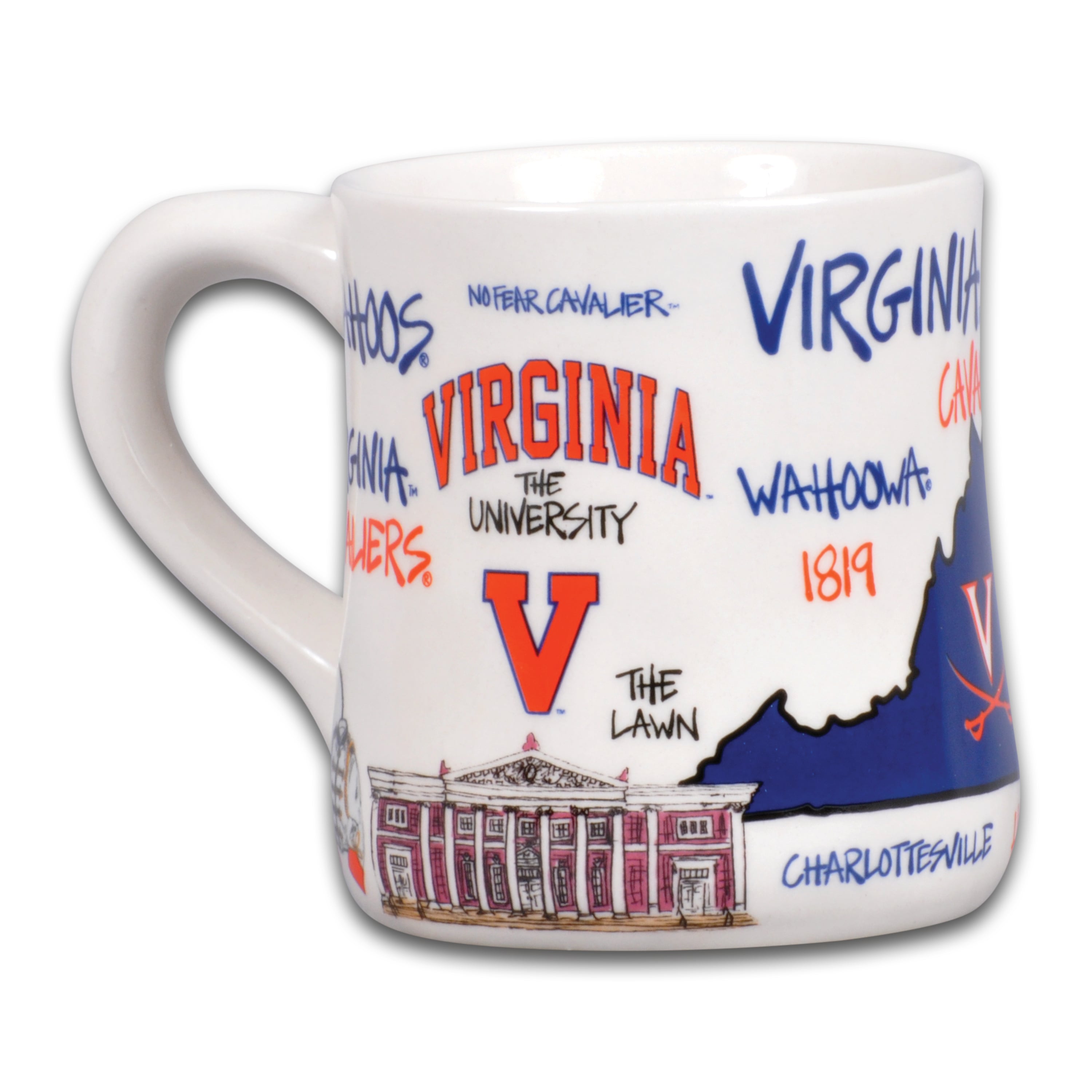 Mug Virginia Cavaliers 473 ml (16 oz) « Hometown »