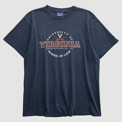 Virginia Cavaliers Champion 2000s T-shirt - Navy - L by Fanatics Real Vintage
