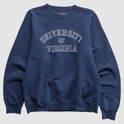 Virginia Cavaliers Jansport 2000s Pullover Sweatshirt - Navy - M by Fanatics Real Vintage