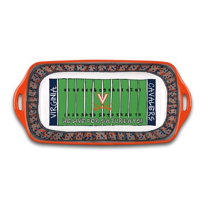 Virginia Cavaliers Melamine Stadium Platter
