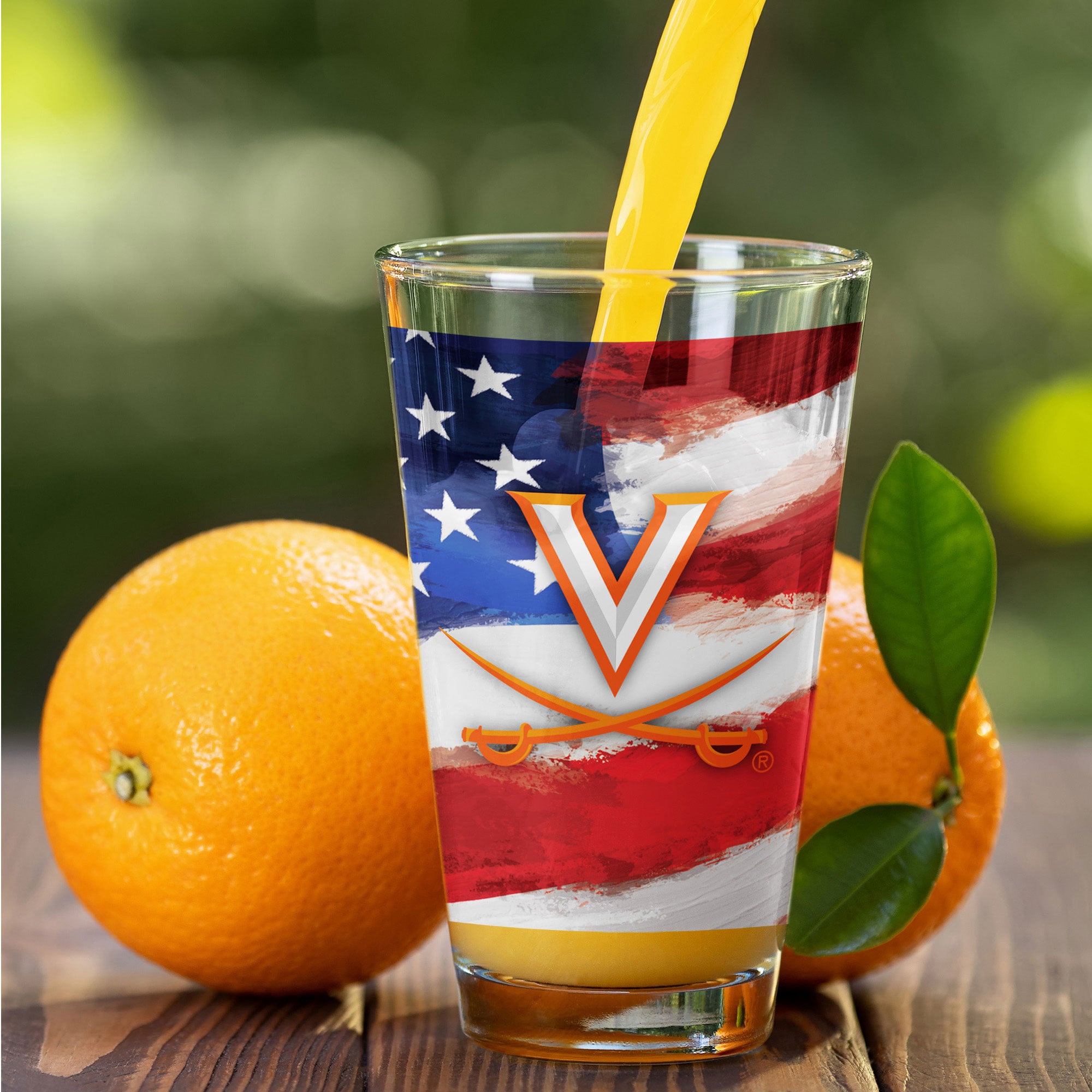 Virginia Cavaliers Two-Pack 16oz. Americana Pint Glass Set