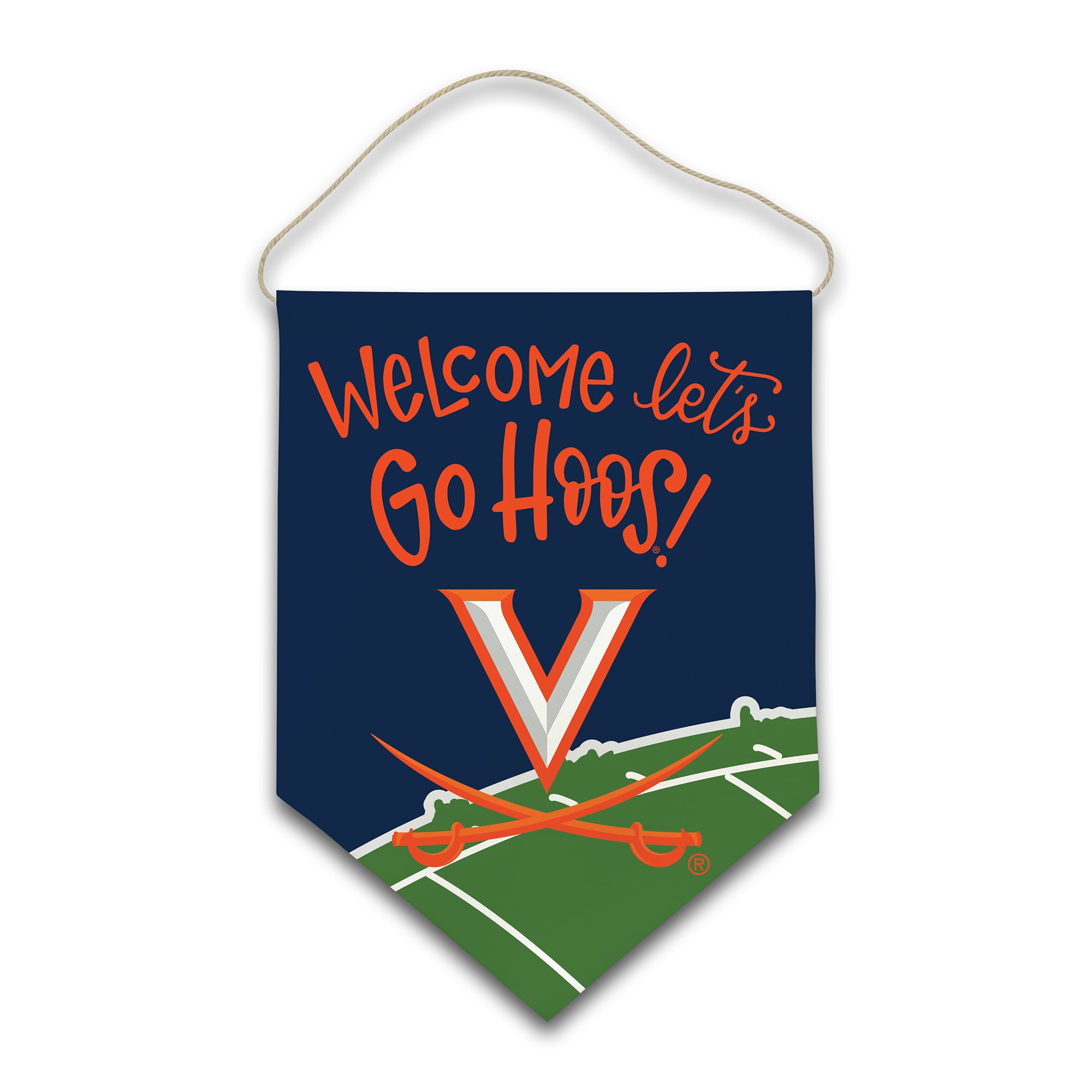 Toile de bienvenue des Virginia Cavaliers
