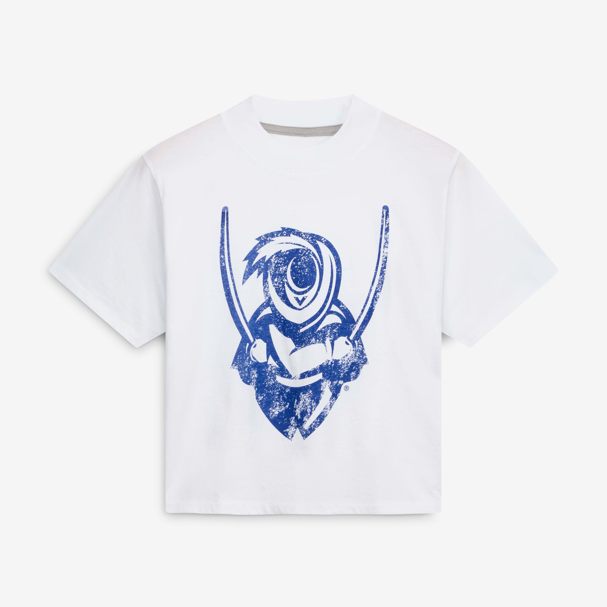 T-shirt blanc Virginia Cavaliers Vault Mascot pour femmes, idéal les journées de match.
