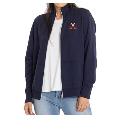 Virginia Cavaliers Women's Fallon Full-Zip Jacket - Navy