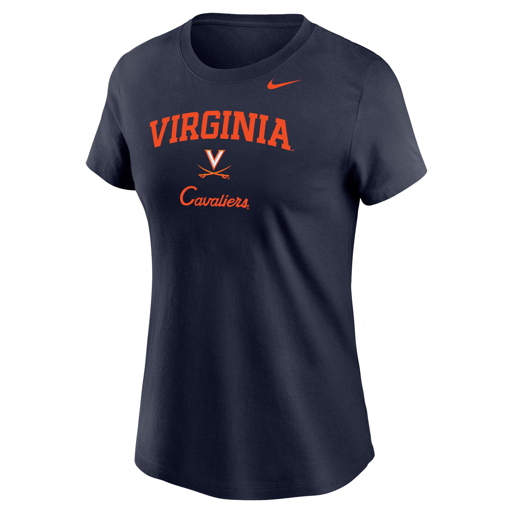 T-shirt Nike bleu marine Virginia Cavaliers pour femmes