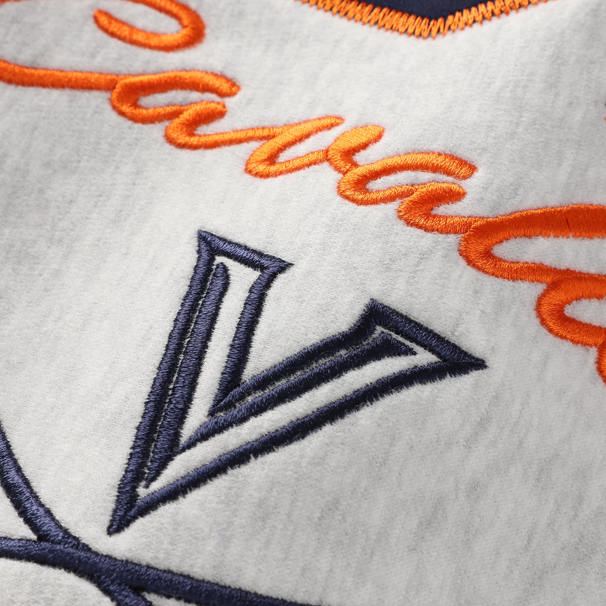 Women's Pressbox Heather Gray Virginia Cavaliers Flannigan Oversized Fleece Sweatshirt