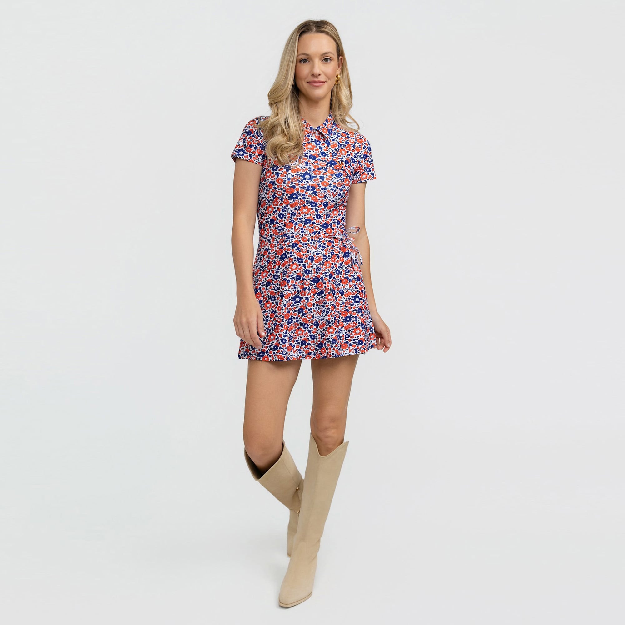 Robe Poppy Ivy orange des Virginia Cavaliers de Smith & Quinn pour femme