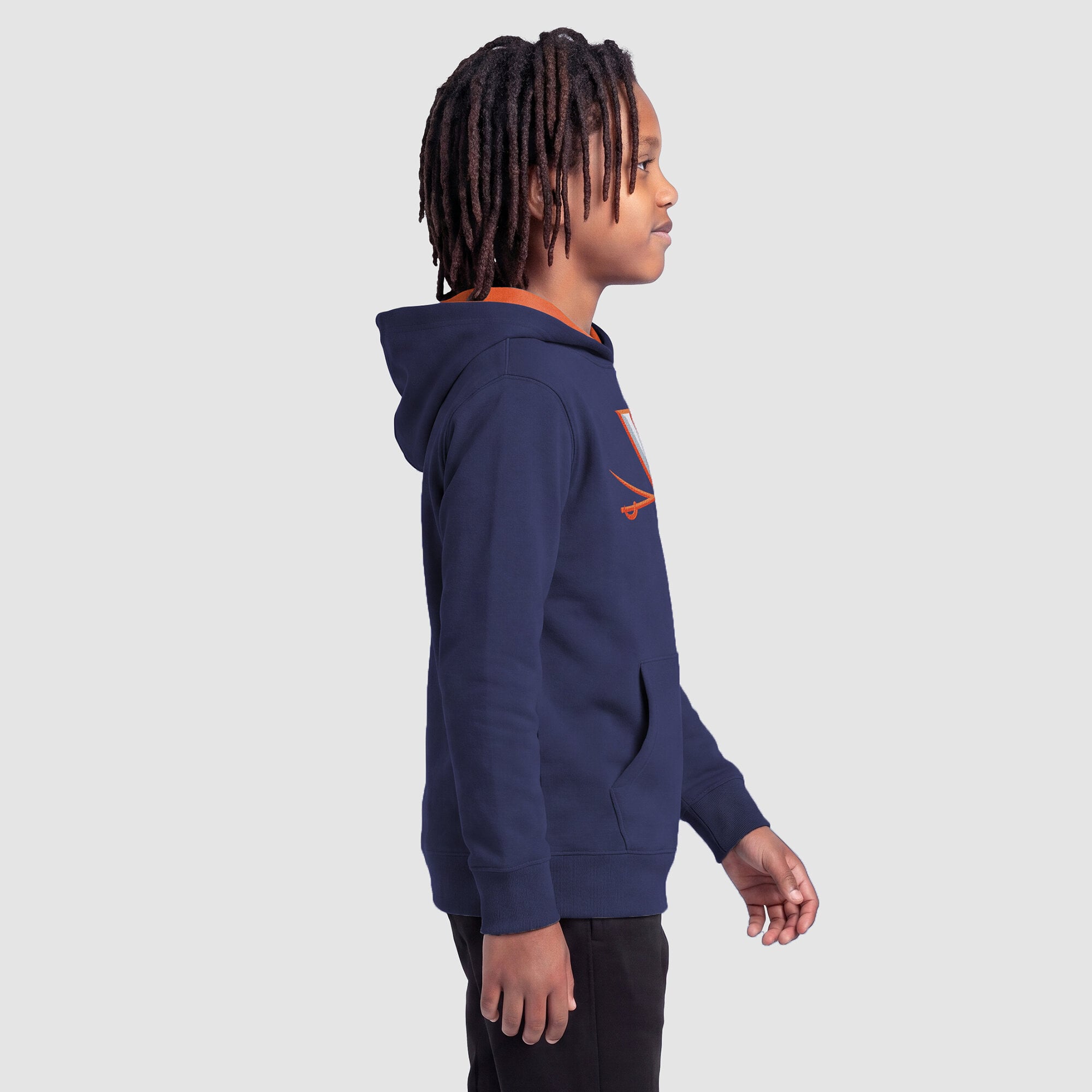 Youth Champion  Navy Virginia Cavaliers Fleece Hoodie