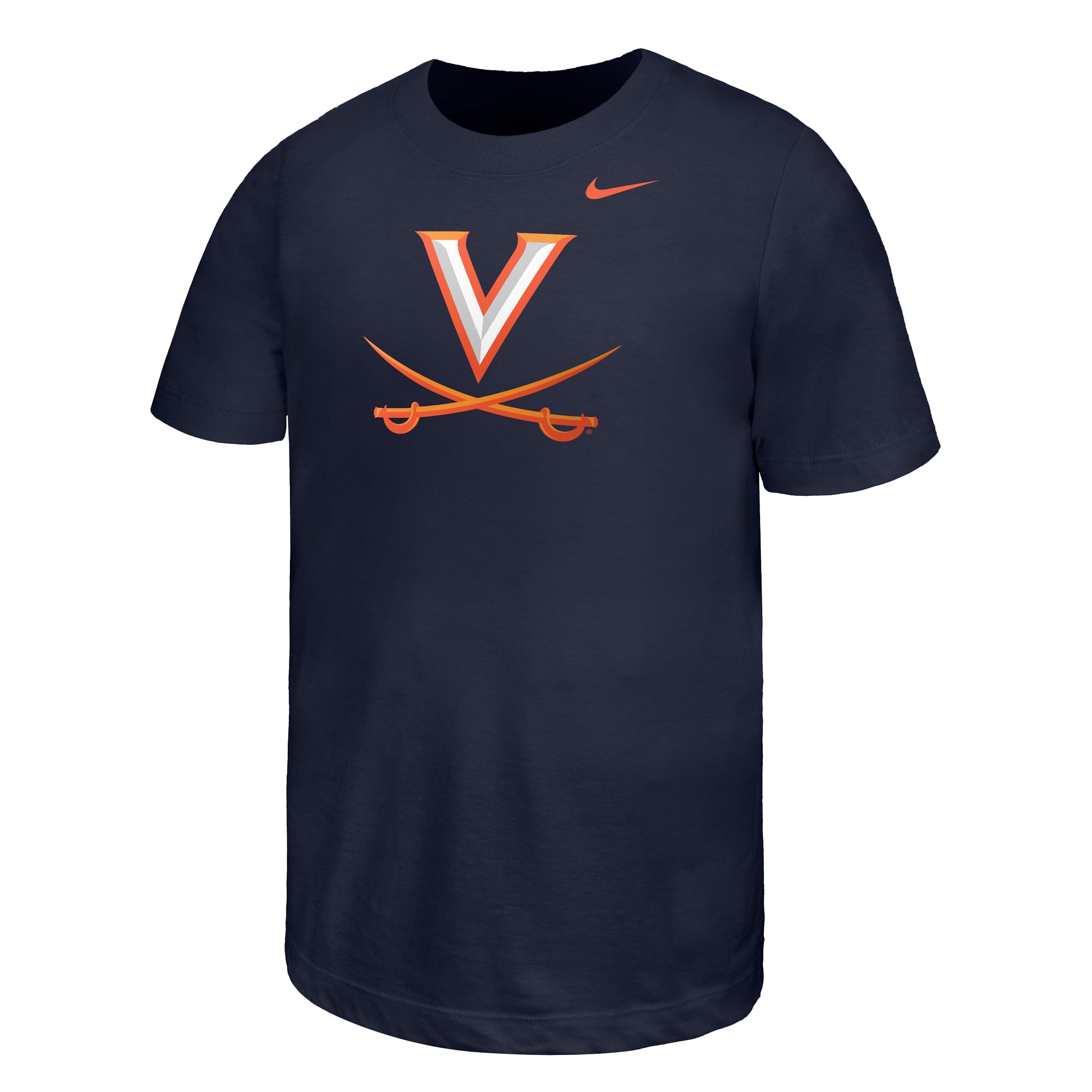 T-shirt Nike bleu marine pour enfant avec logo des Virginia Cavaliers