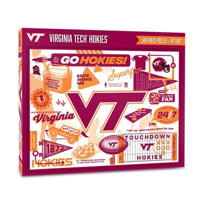 Virginia Tech Hokies Fanpoint 500-Piece Scrapbook Puzzle
