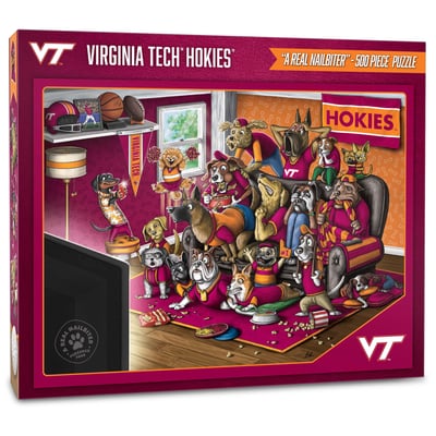 Virginia Tech Hokies Fanpoint Purebred Fans 18'' x 24'' A Real Nailbiter 500-Piece Puzzle