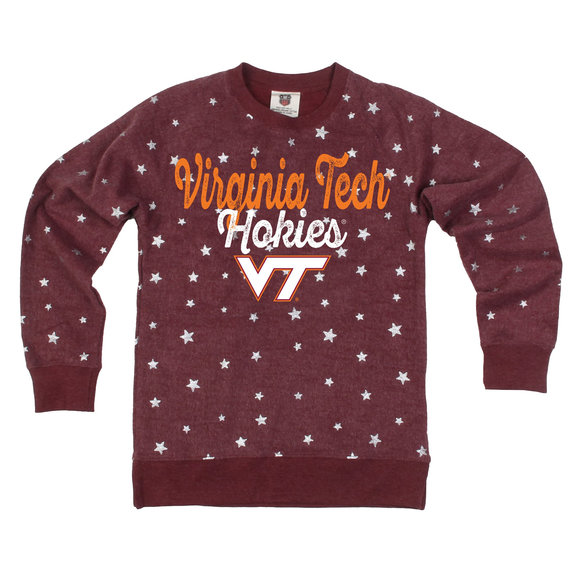 Sweat-shirt à capuche réversible Wes & Willy Maroon Virginia Tech Hokies pour filles
