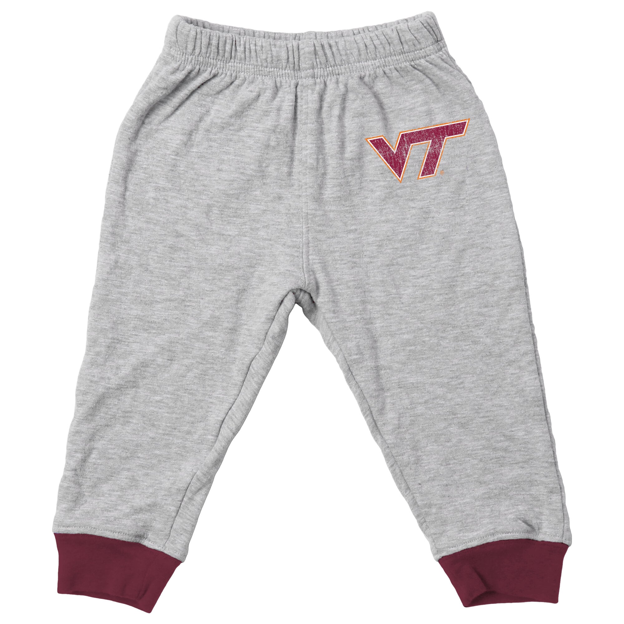 Ensemble de sautoir pour bébé Wes et Willy Heather Gray Virginia Tech Hokies Jie Hopper