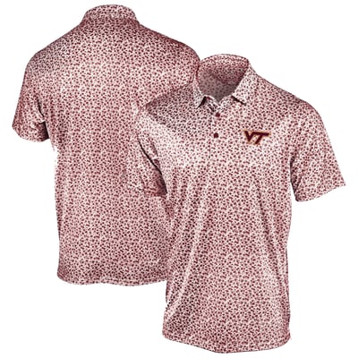 Virginia Tech Hokies Antigua Flourish Polo - Maroon