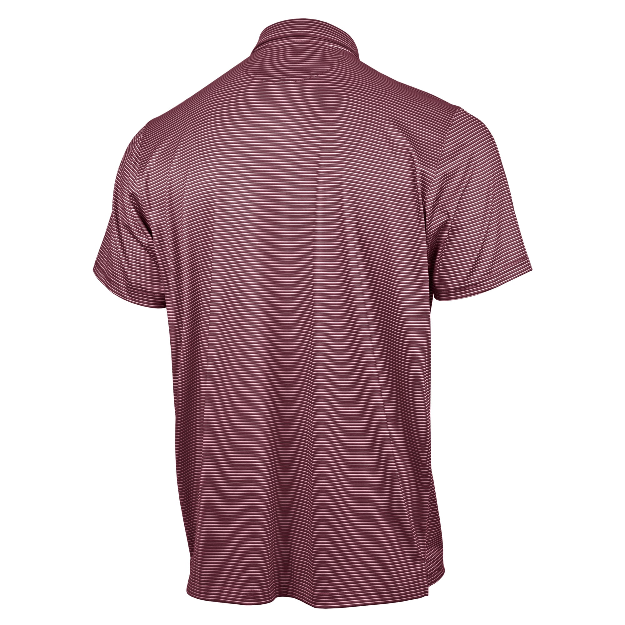 Polo Antigua marron pour homme, collection Virginia Tech Hokies.