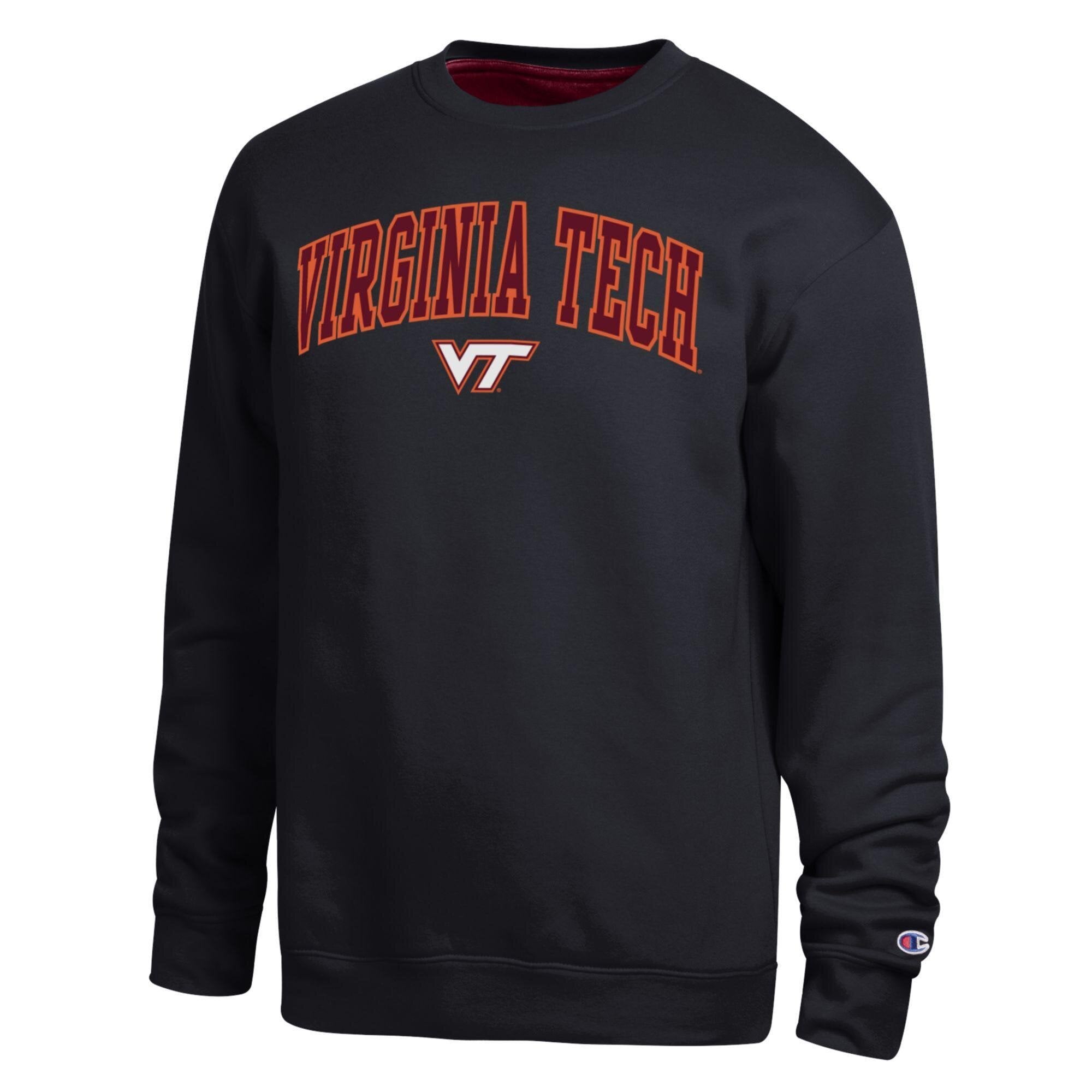 Men's Champion  Maroon Virginia Tech Hokies Arch Sweatshirt