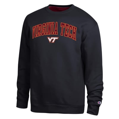  Virginia Tech Hokies Champion Arch Sweatshirt - Black