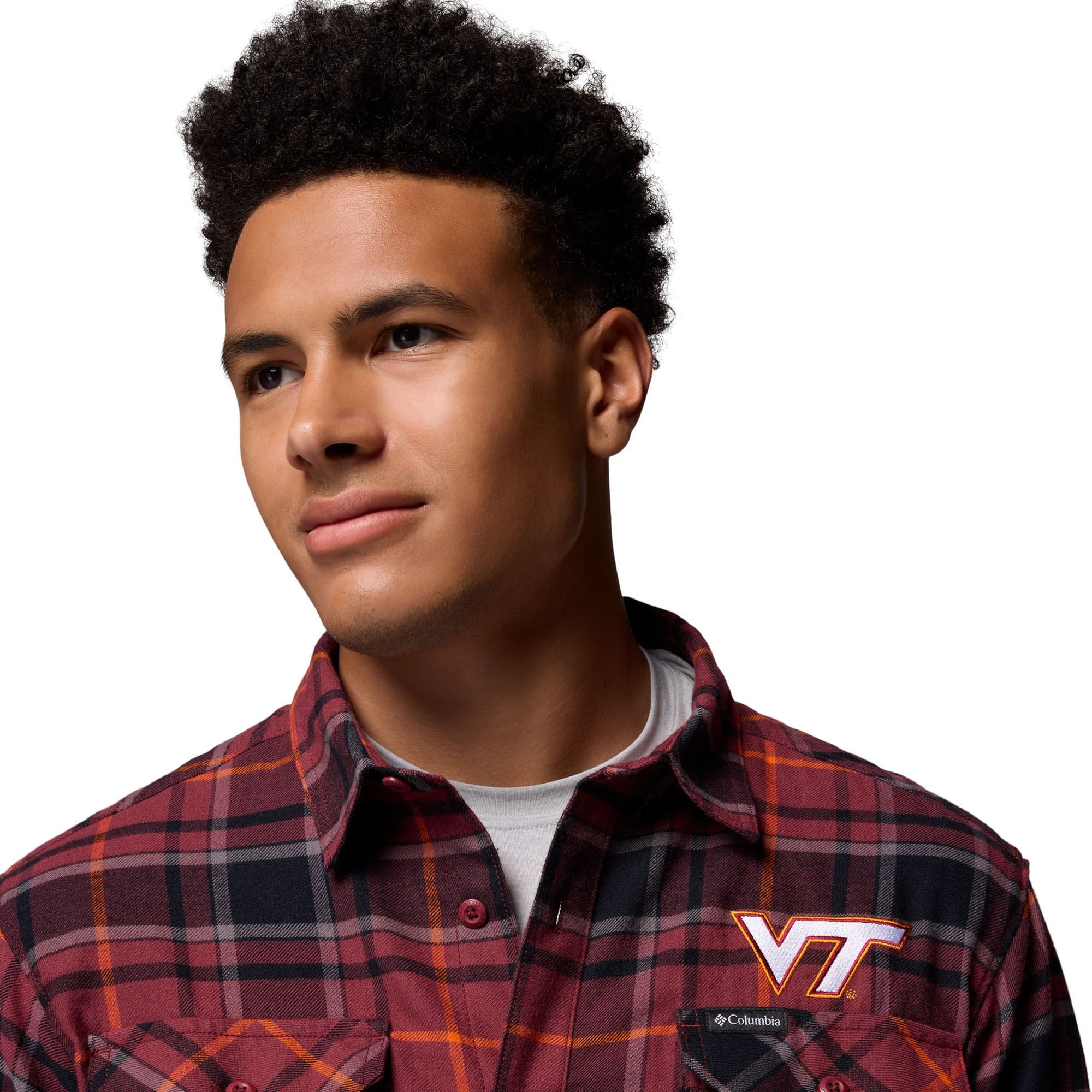 Chemise boutonnée à manches longues en flanelle Omni-Wick pour homme