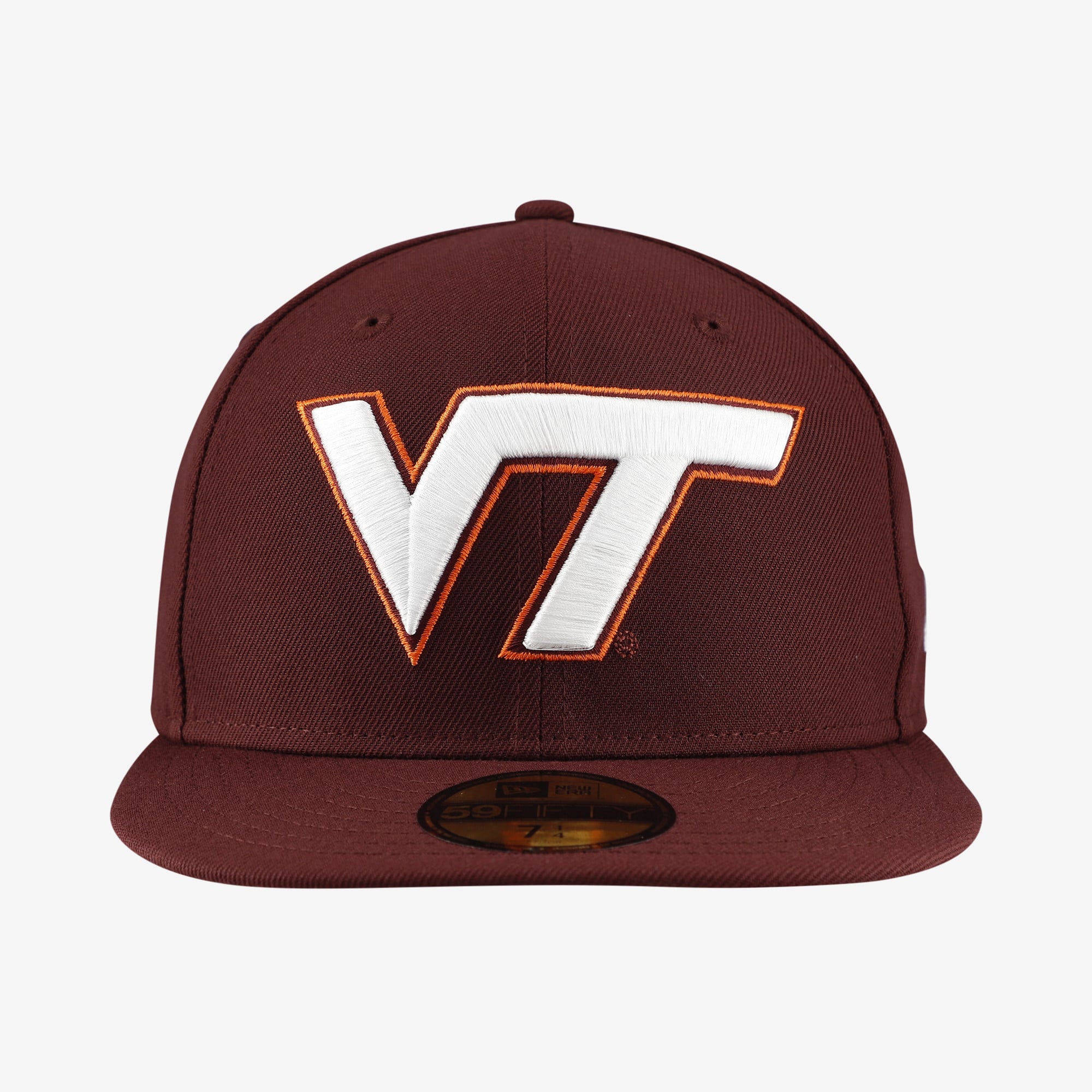 Men's New Era Maroon Virginia Tech Hokies Core 59FIFTY Fitted Hat