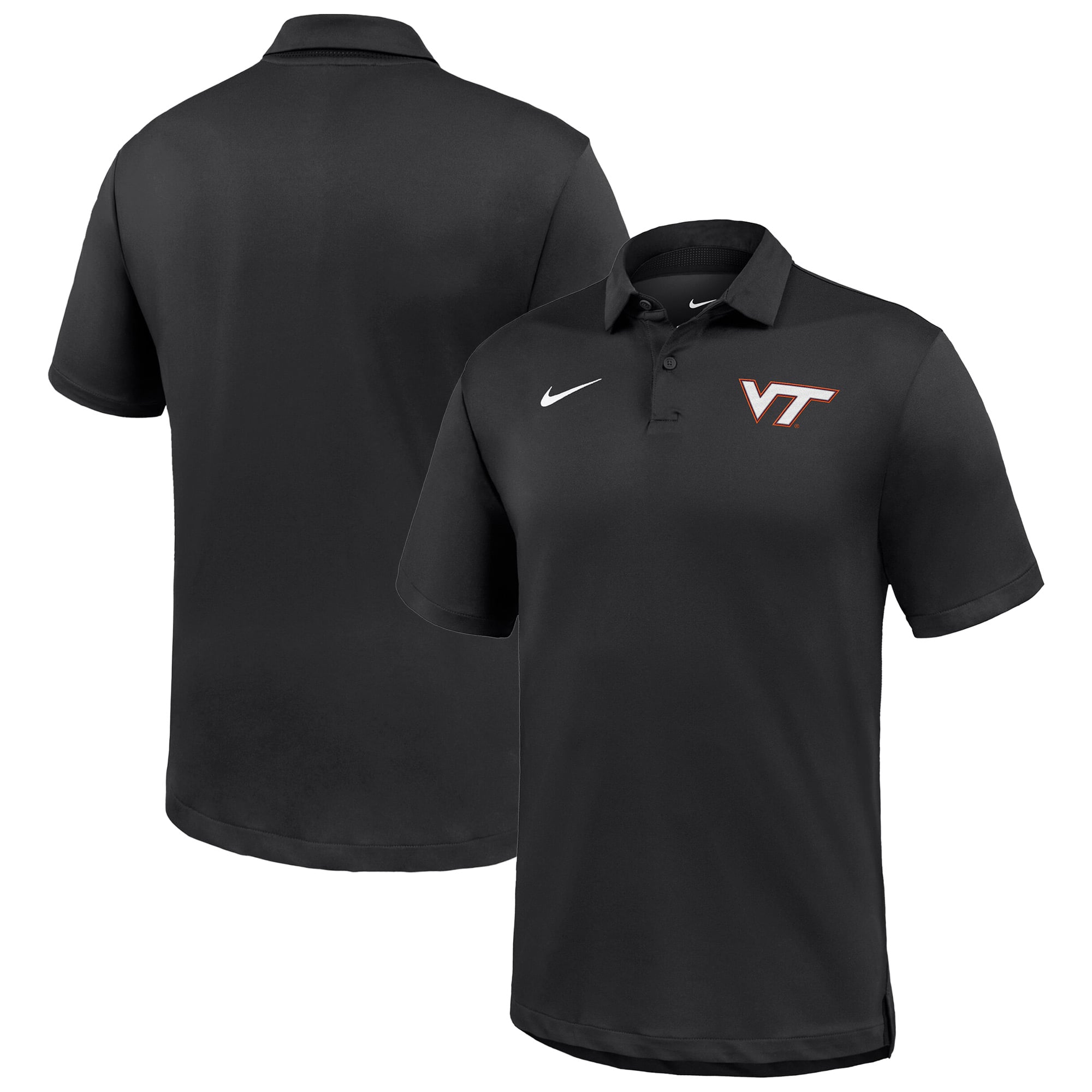 Polo Nike Dri-FIT Tour noir Virginia Tech Hokies pour homme