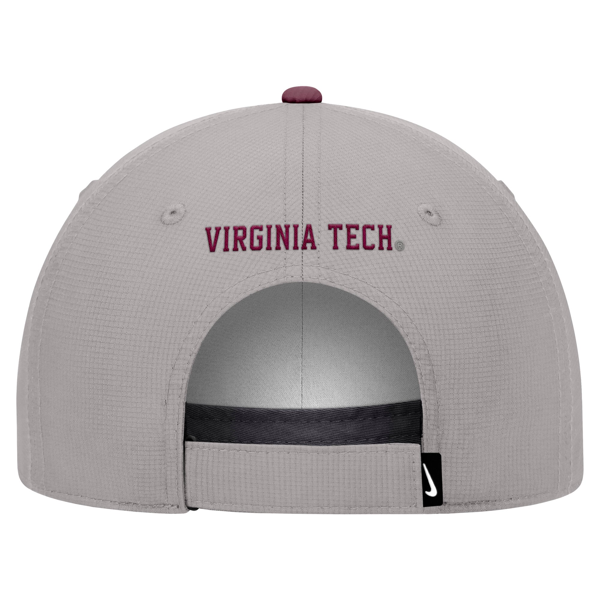 Men's Nike Gray Virginia Tech Hokies Ripstop Dri-FIT Adjustable Hat