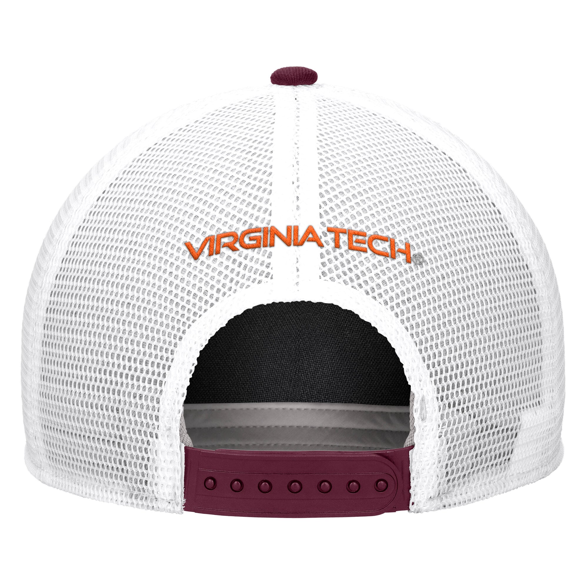 Men's Nike Maroon Virginia Tech Hokies 2026 On-Field Rope Adjustable Trucker Hat