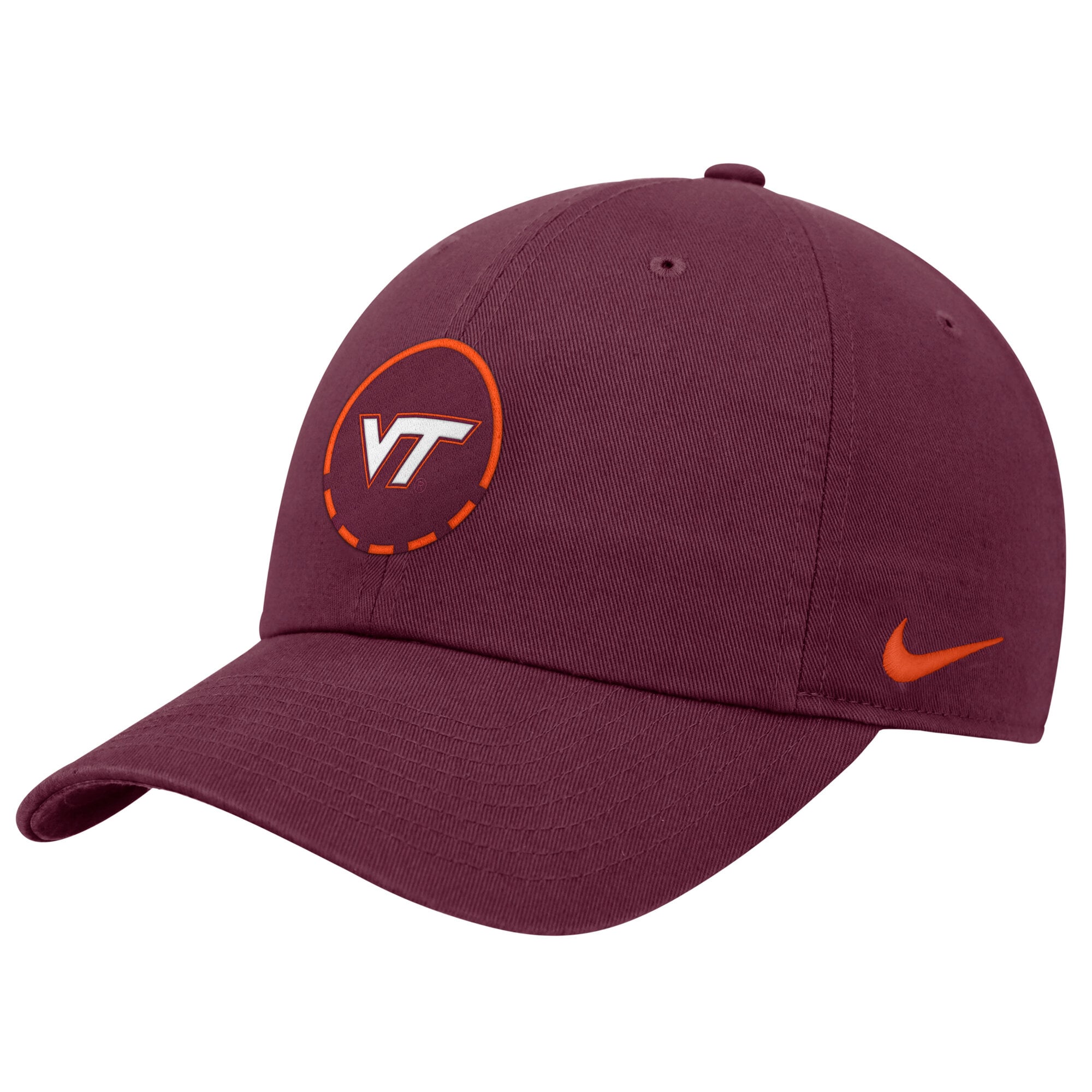 Casquette ajustable Nike bordeaux Virginia Tech Hokies Primetime Basketball Club pour homme