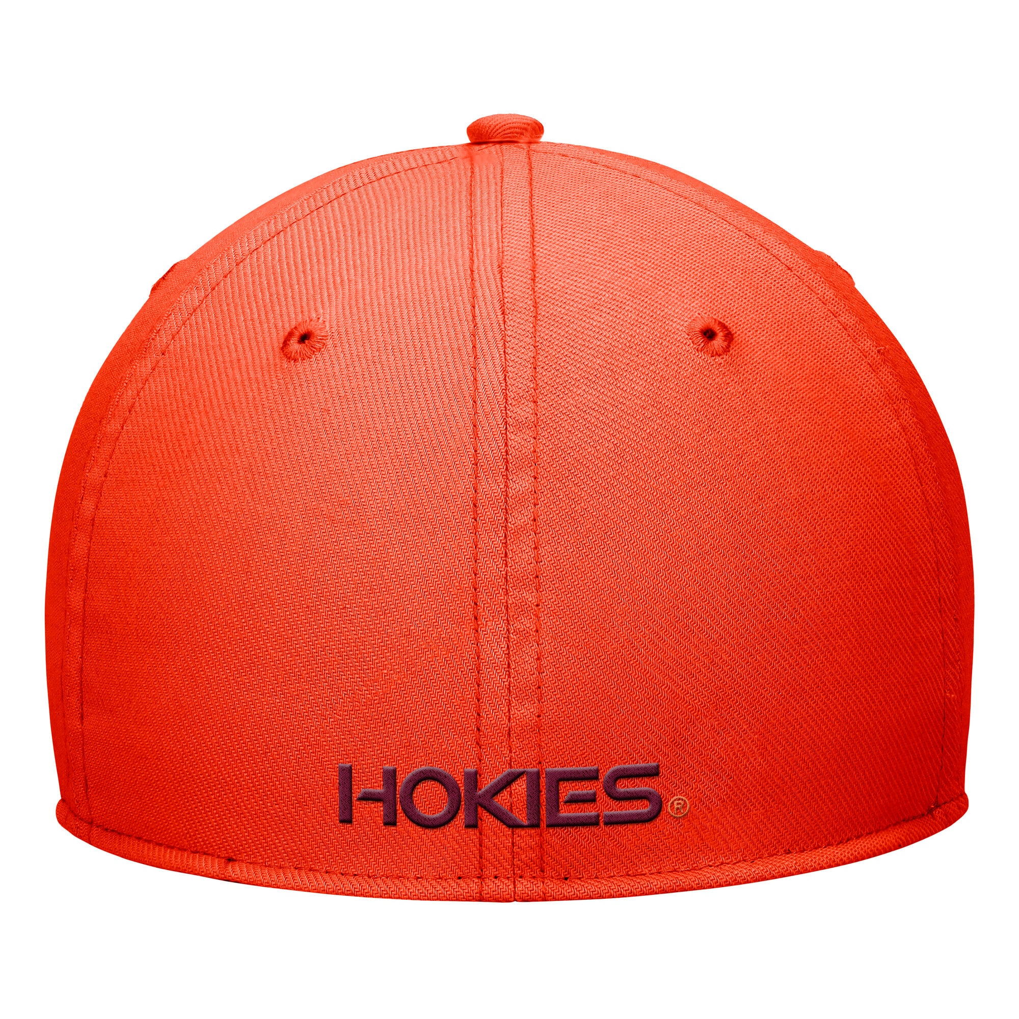 Casquette Nike orange Virginia Tech Hokies Primetime SwooshFlex Dri-FIT pour homme