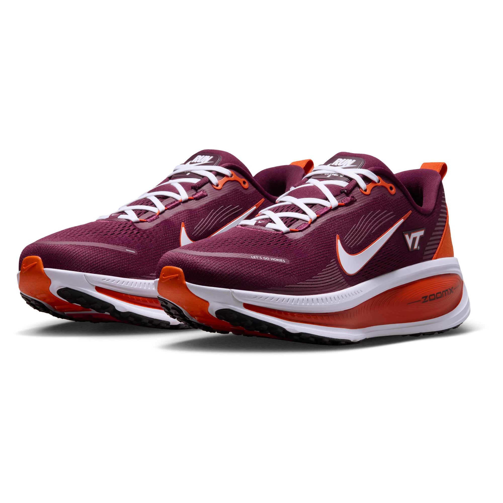 Men's Nike Virginia Tech Hokies Vomero 18 Running Shoes
