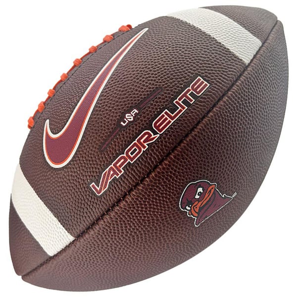 Nike Virginia Tech Hokies Vapor Elite Game Football display picture 3