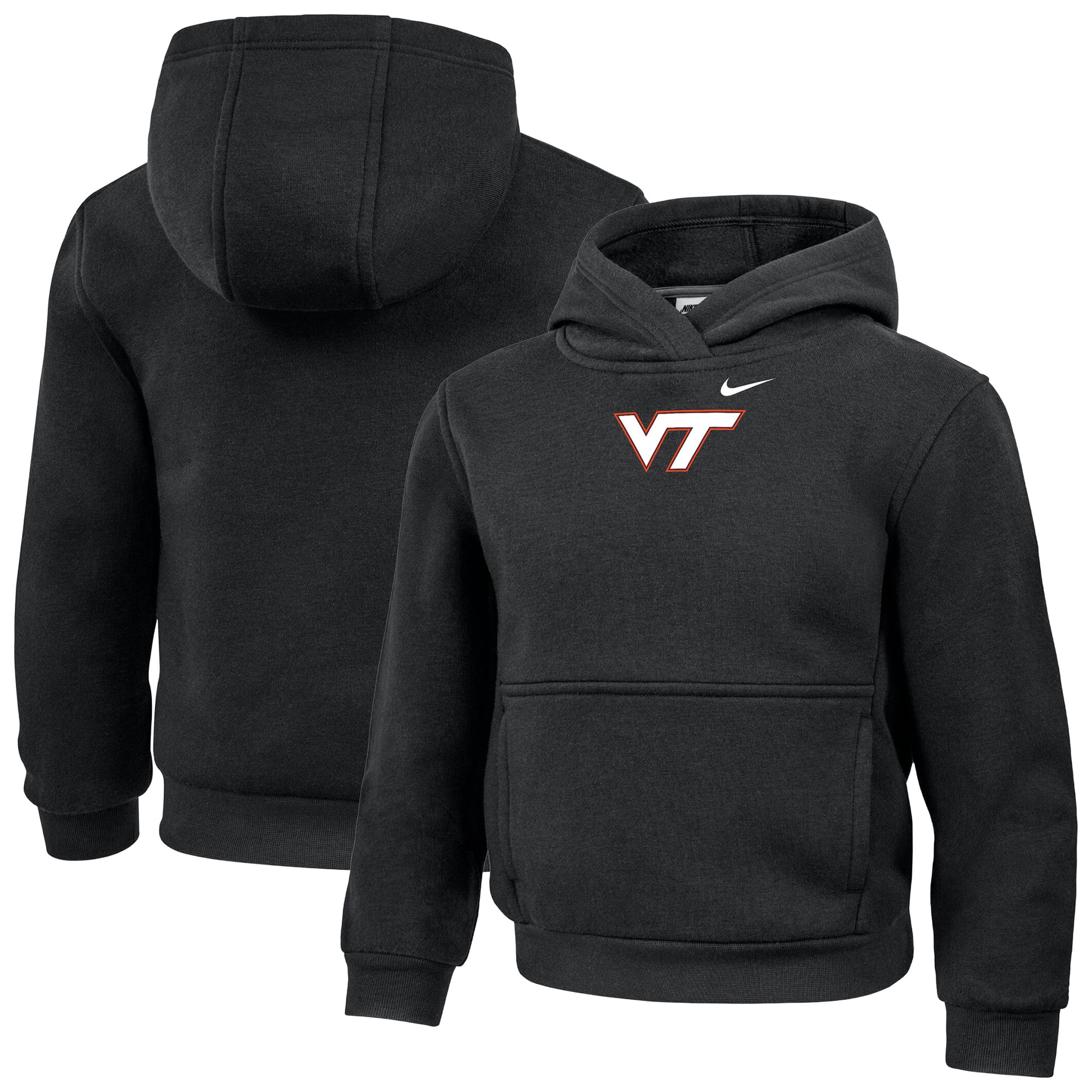 Sweat à capuche Nike noir Virginia Tech Hokies pour tout-petit