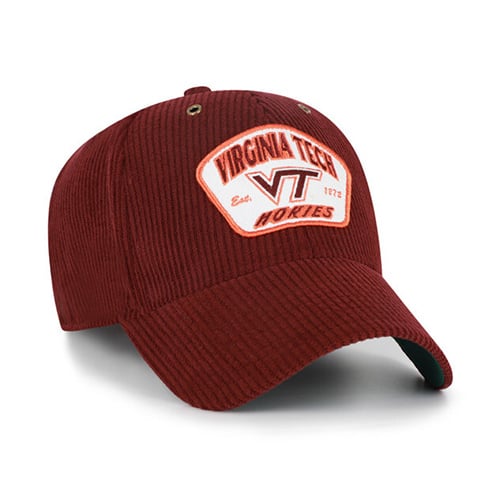 Casquette unisexe ajustable '47 Maroon Virginia Tech Hokies Accordia en velours côtelé MVP