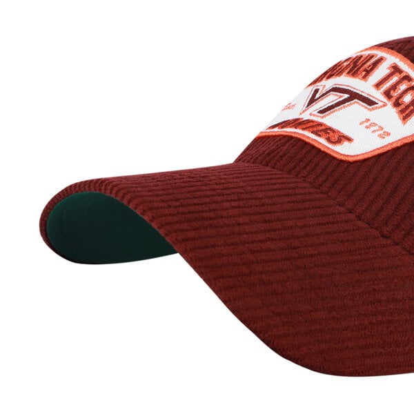 Casquette unisexe ajustable '47 Maroon Virginia Tech Hokies Accordia en velours côtelé MVP