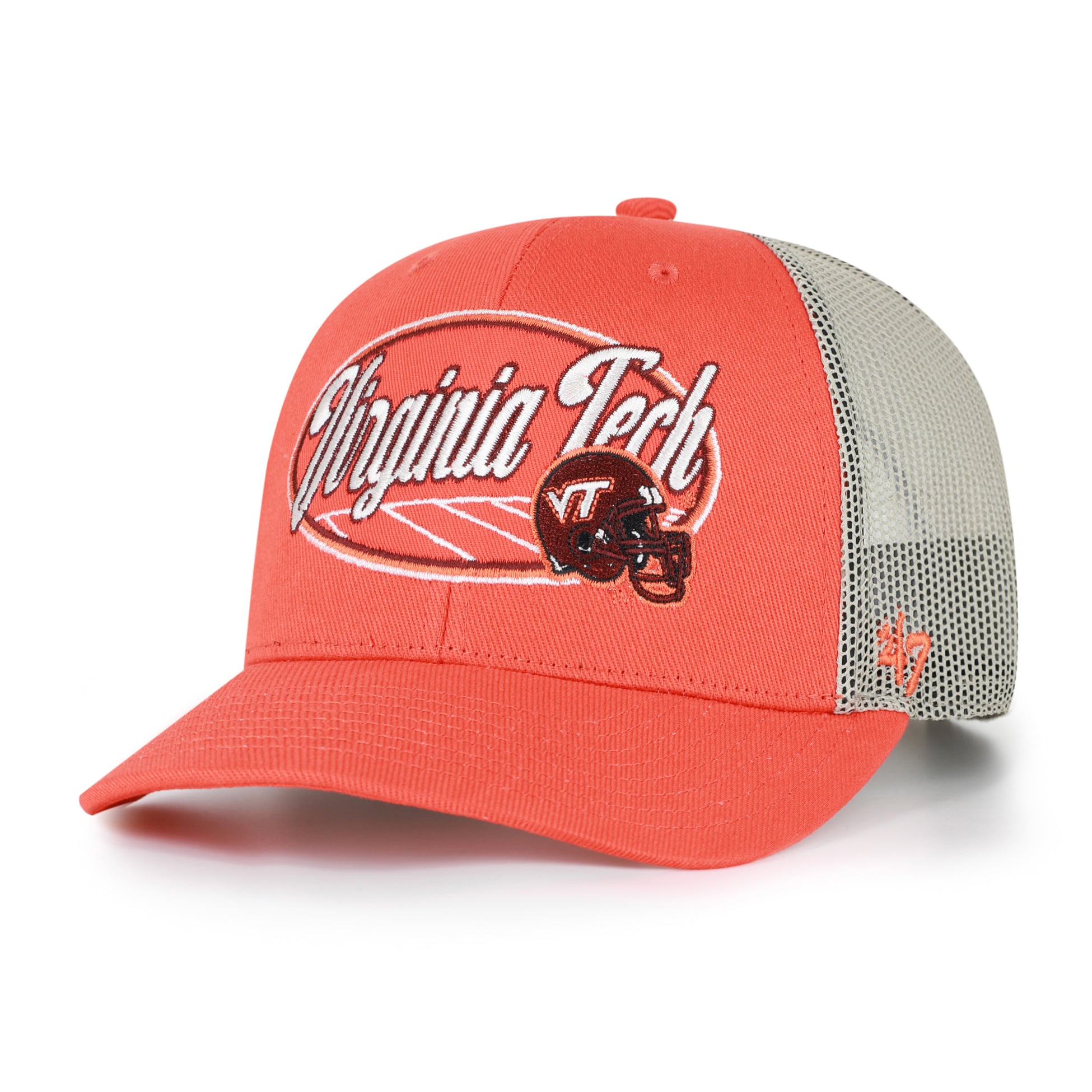 Unisex '47 Orange Virginia Tech Hokies Enfield Adjustable Trucker Hat