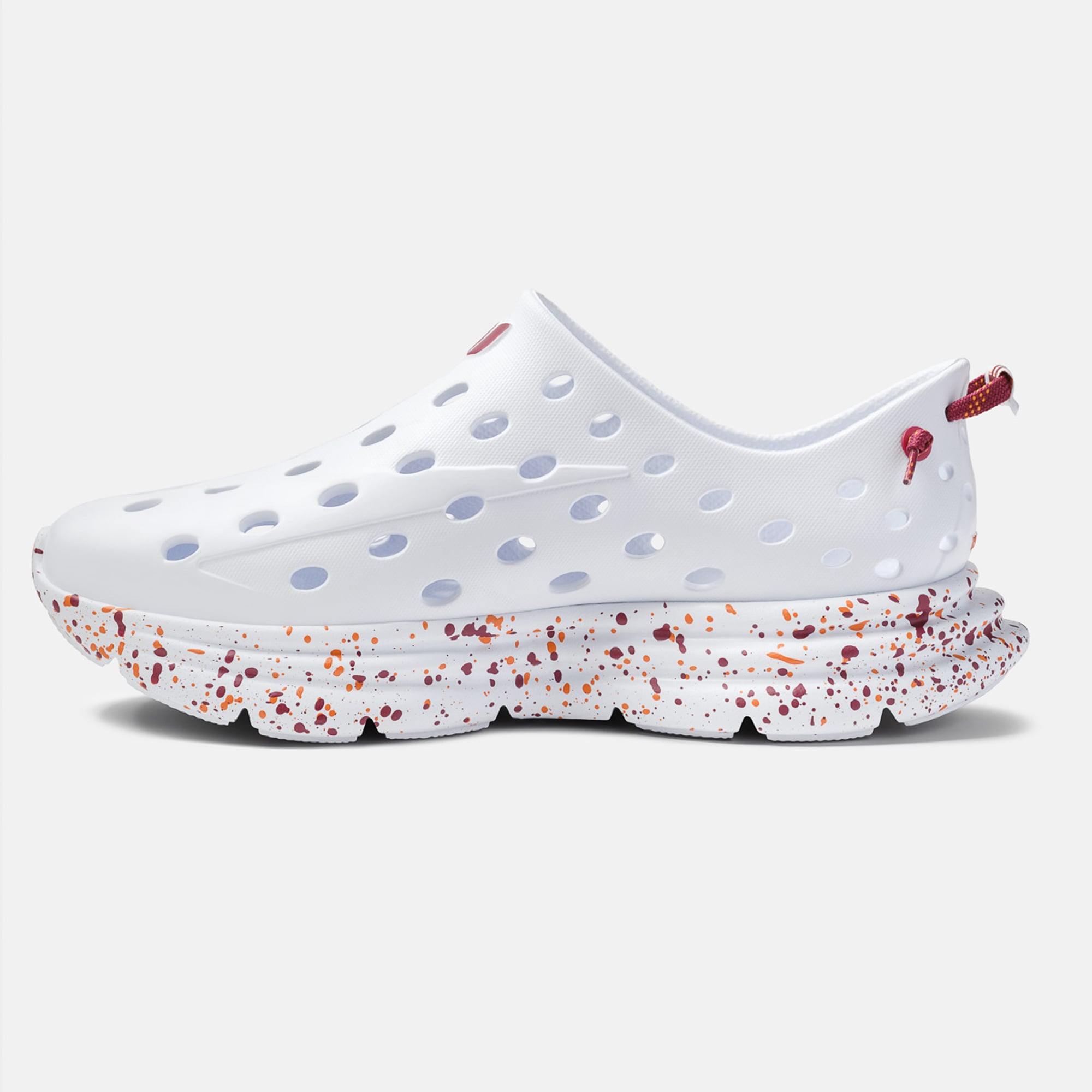 Chaussures unisexes Kane Footwear blanches Virginia Tech Hokies mouchetées