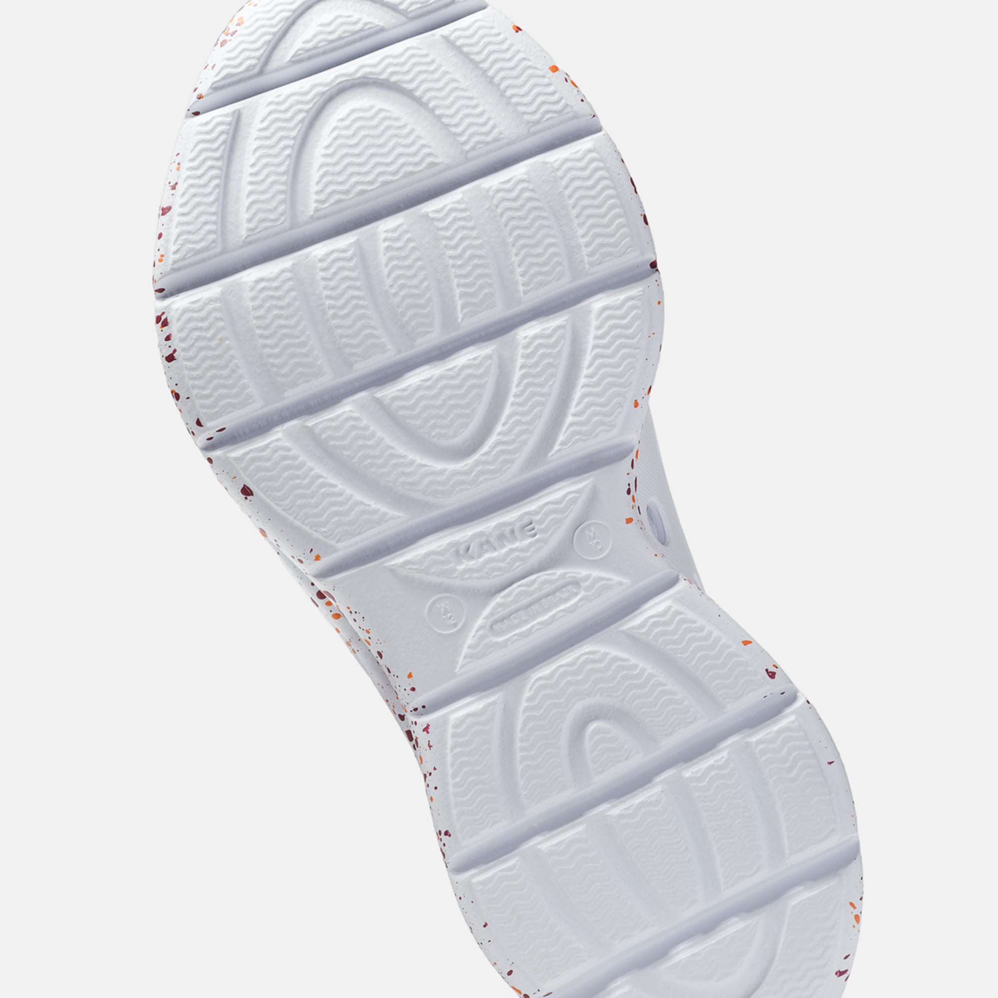 Chaussures unisexes Kane Footwear blanches Virginia Tech Hokies mouchetées