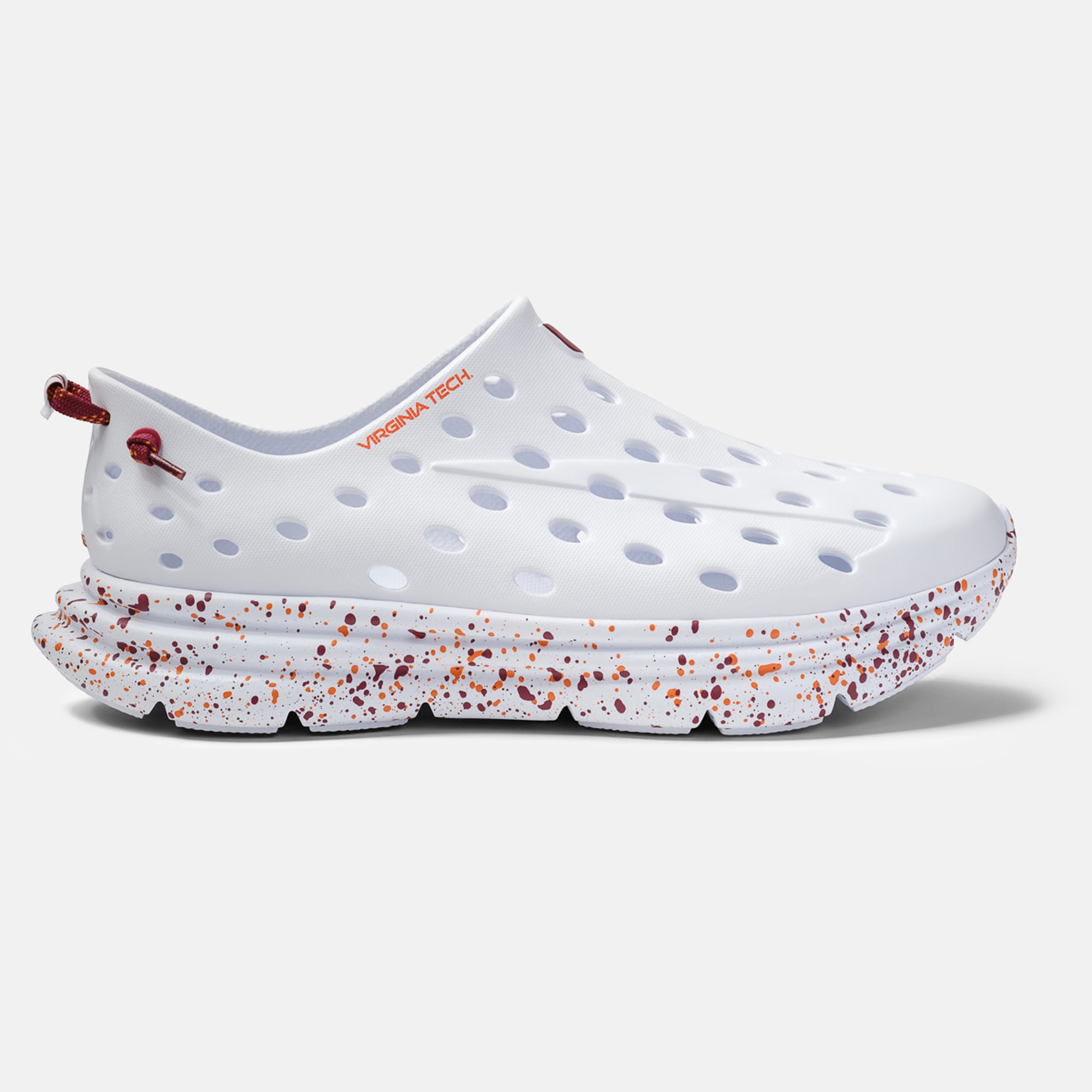 Chaussures unisexes Kane Footwear blanches Virginia Tech Hokies mouchetées