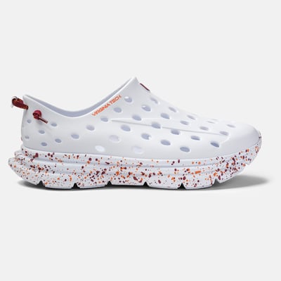  Virginia Tech Hokies Kane Footwear Unisex Speckle Shoe - White