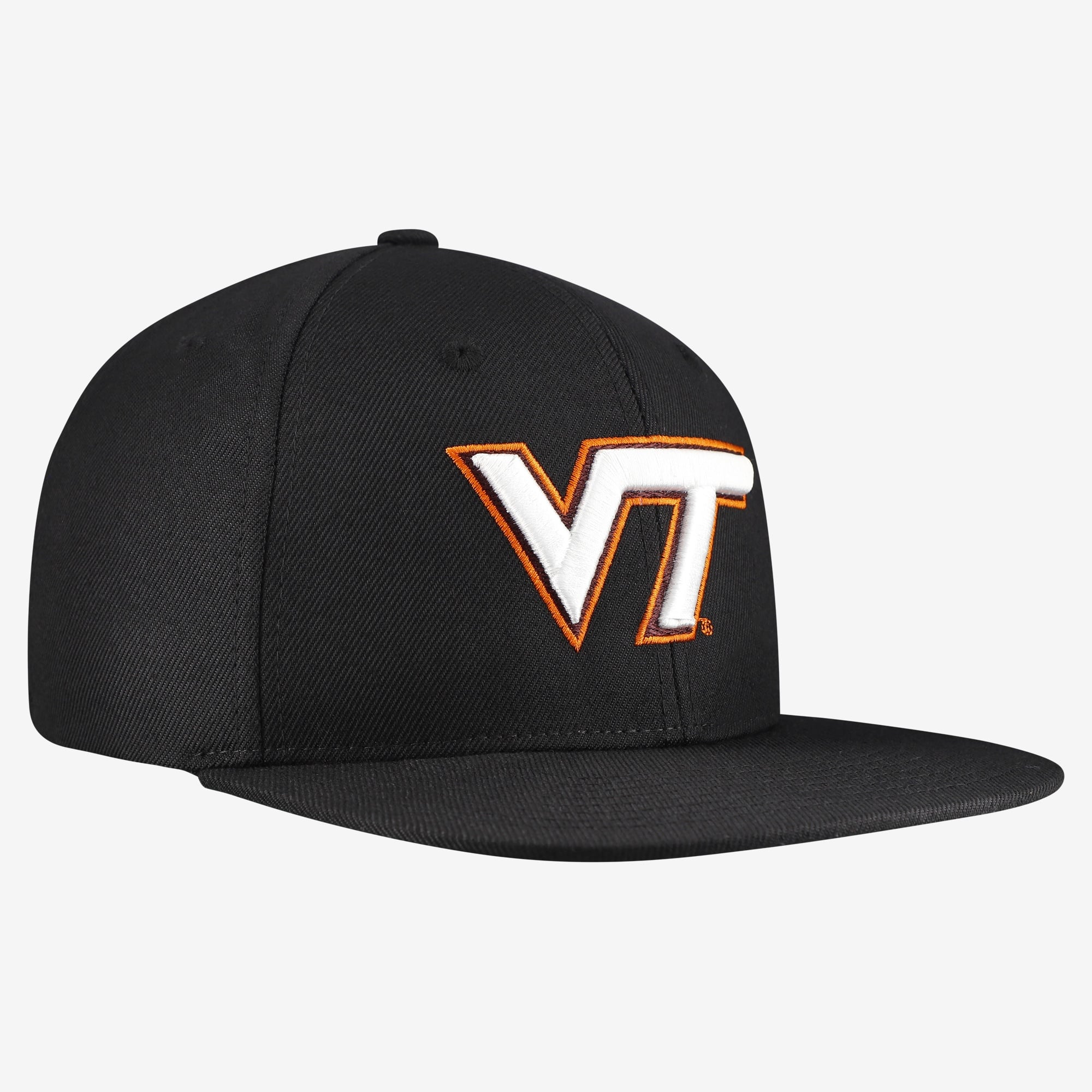 Casquette unisexe Zephyr Black Virginia Tech Hokies Slice 3D Z11