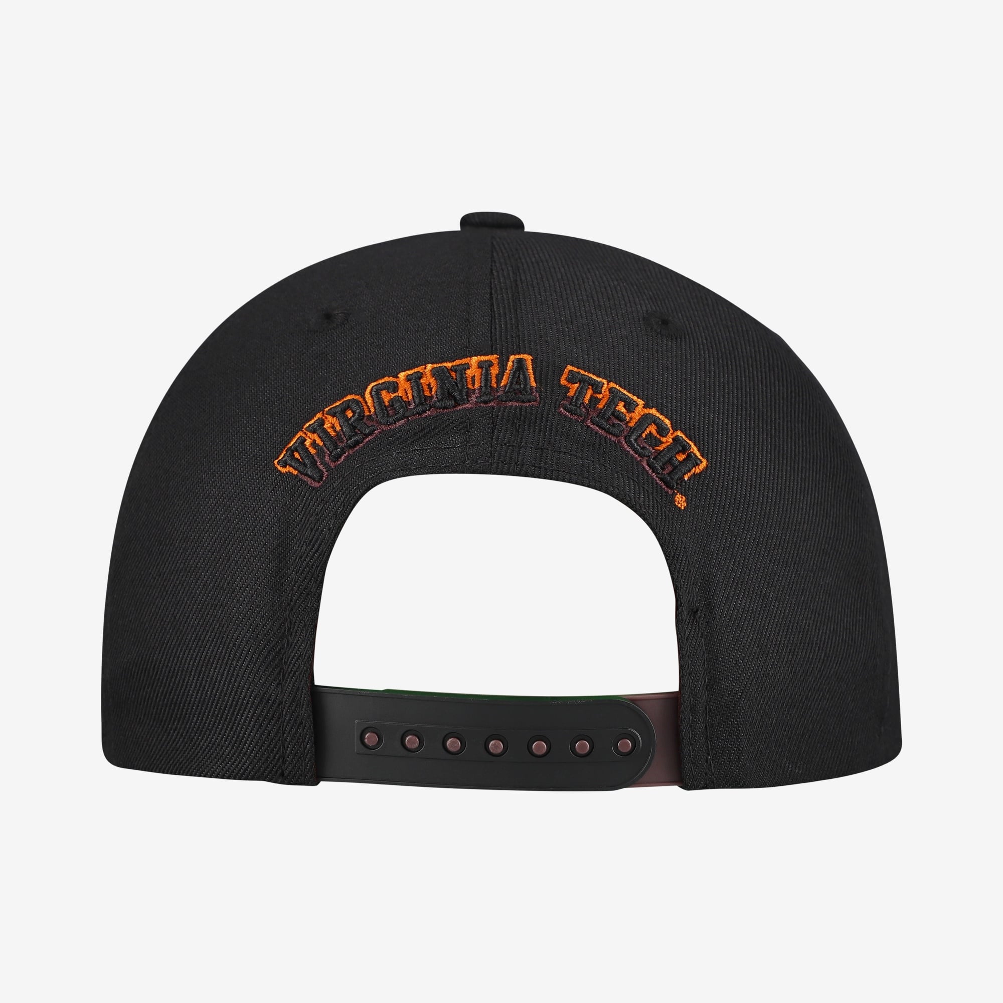 Casquette unisexe Zephyr Black Virginia Tech Hokies Slice 3D Z11